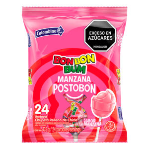 BON BON BUM MANZANA POSTOBON X24UND (260)