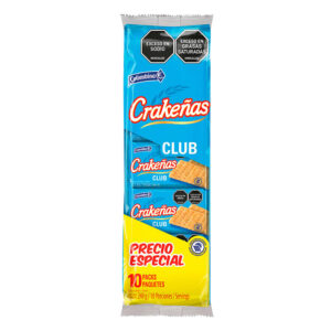 GALLETAS CRAKEÑAS CLUB X 10UND (3032)