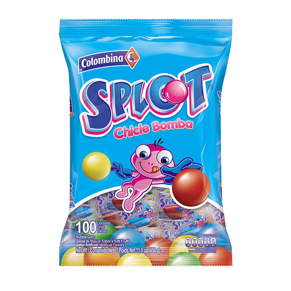 SPLOT CHICLE BOMBA X 100UND (1195)