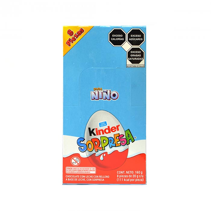 HUEVO KINDER NIÑO X 8UND (9048)