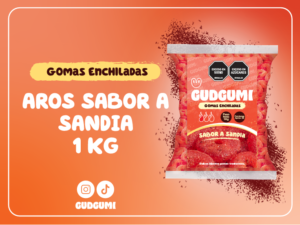 GOMAS ENCHILADAS GUDGUMI SABOR SANDIA 1KG