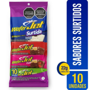 WAFER JET SURTIDA X 10UND (3009)