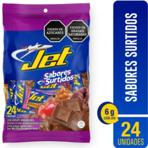 CHOCOLATINA  JET SABORES SURTIDOS X 24UND (1389)