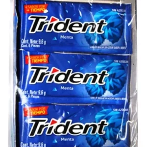 CHICLES TRIDENT MENTA X 18UND (N373)