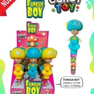 CANDY TOY FUNGUS BOY X 3 UND (N42101)