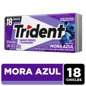 CHICLE TRIDENT AMERICANO MORA AZUL X12 UND (N900024)