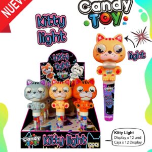 CANDY TOY KITTY LIGHT X 3 UND (N9070)