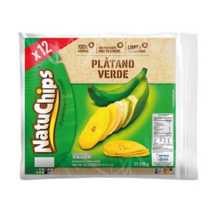 NATUCHIPS PLATANO VERDE X 12UND (N420)