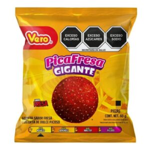 GOMA VERO PICA FRESA GIGANTE X 60 UND (N8090)