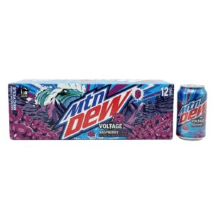 GASEOSA MOUNTAIN DEW VOLTAGE RASPBERRY 355ML CAJA X 12UND (351)