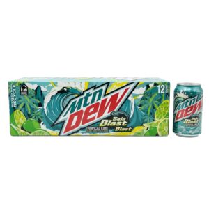 GASEOSA MONTAIN DEW BAJA BLAST 355ML CAJA X 12UND (350)