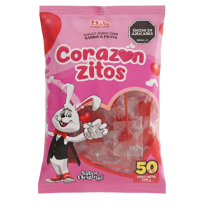 ELITE CHUPETA CORAZON X 50 UND (N785)