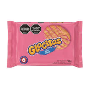 GALLETAS GLACITAS FRESA X 6UND (3100)