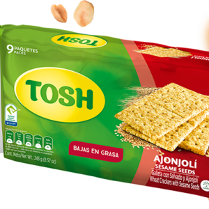 GALLETA TOSH AJONJOLI X 9UND (3268)