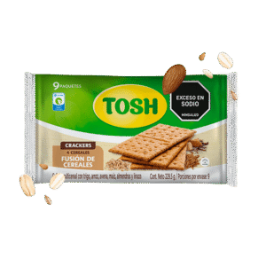 GALLETA TOSH FUSION DE CEREALES X 9UND (3274)