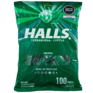 HALLS PASTILLA YERBABUENA X 100UND (0063)