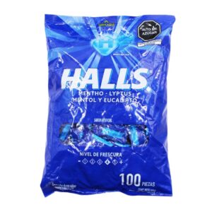 HALLS PASTILLA MENTA X 100UND (2165)