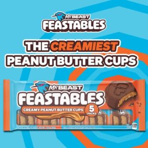 CHOCOLATINA FEASTABLES PEANUT BUTTER 40G X 5UND (N90201)