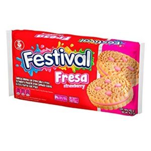 GALLETAS FESTIVAL  FRESA 12X6 UND (3071)