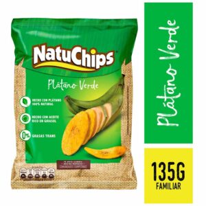 NATUCHIPS PLATANO VERDE 135G (5115)