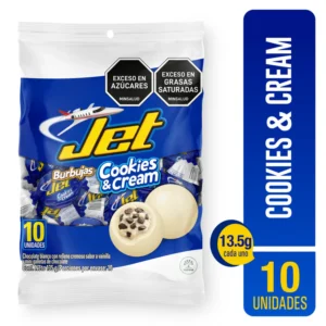 BURBUJAS JET COOKIES & CREAM X 10UND (9976)