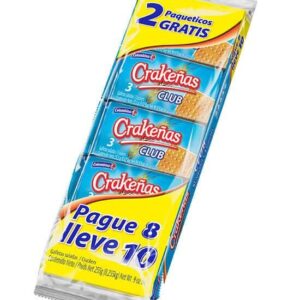 GALLETAS CRAKEÑAS CLUB X 10UND (3032)