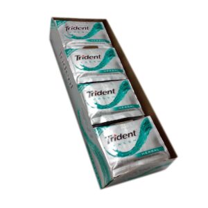 CHICLES TRIDENT FRESH HERBAL 24X3UND (1204)