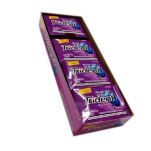 CHICLES TRIDENT MORA AZUL 24X3UND (8105)