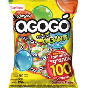 CHICLE AGOGO BOLA GIGANTE X 100UND (1157)