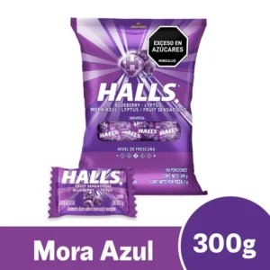 HALLS PASTILLA MORA AZUL X 100UND (2165)