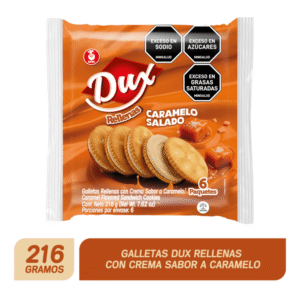 GALLETAS DUX CARAMELO SALADO X 6UND (398)