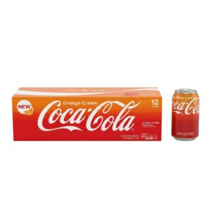 GASEOSA COCA COLA ORANGE CREAN 355ML CAJA X 12UND (547)