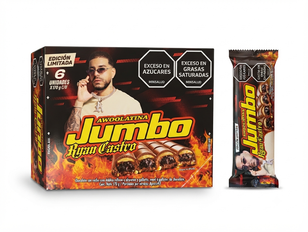 CHOCOLATINA JUMBO RYAN CASTRO X 6UND (8273)