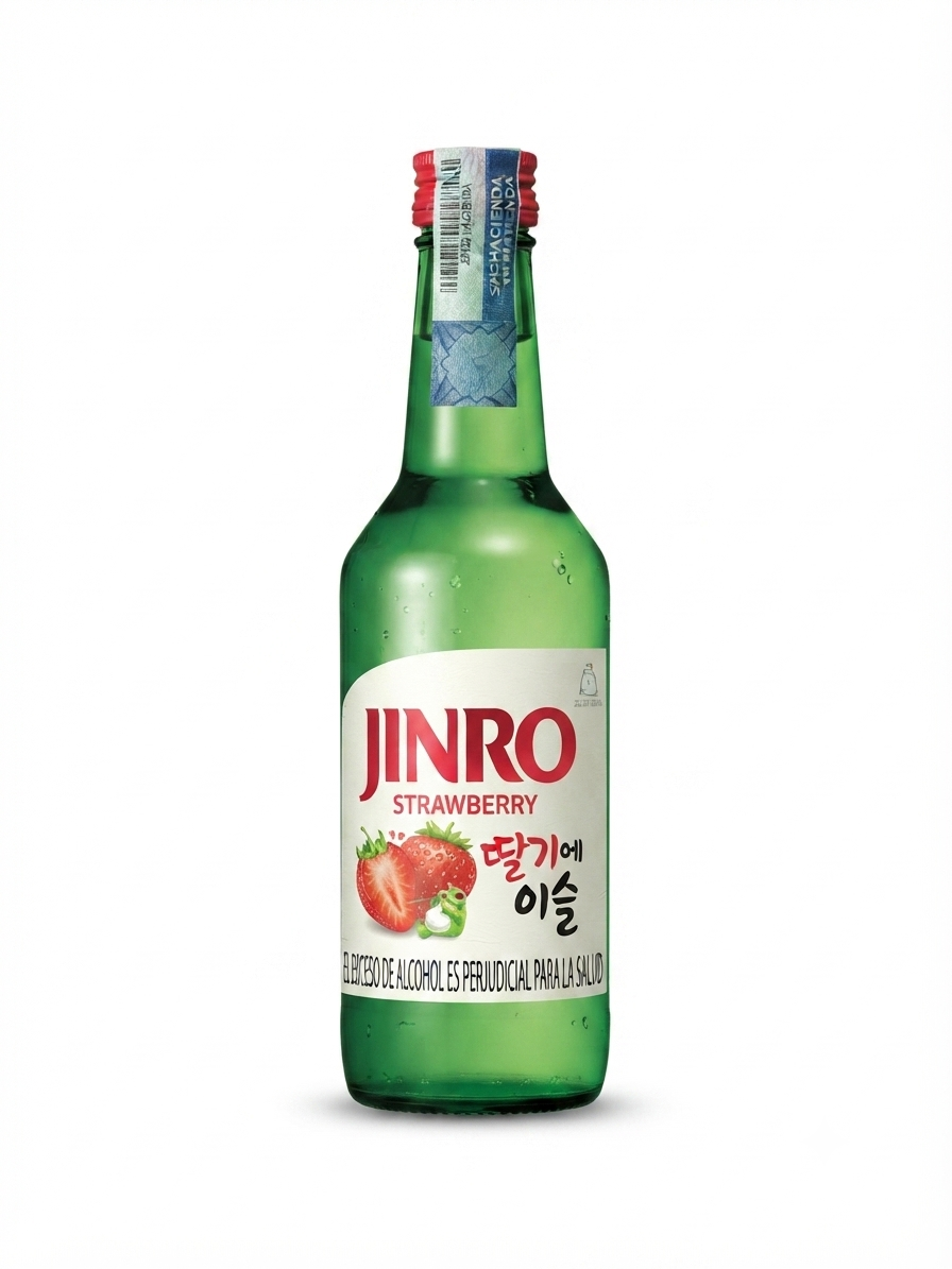 SOJU JINRO FRESA – LICOR COREANO X 360ML (360)
