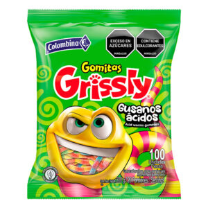 GRISSLY GUSANOS X 100UND (2147)