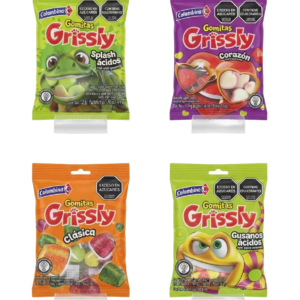 GOMA GRISSLY SURTIDA 70G X 24UND (243)