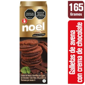 GALLETAS NOEL NAVIDAD AVENA CREMA CHOCOLATE X 165G (5428)