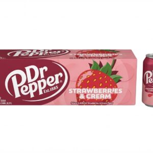 GASEOSA DR PEPPER STRAWBERRY 355ML CAJA X 12UND (358)