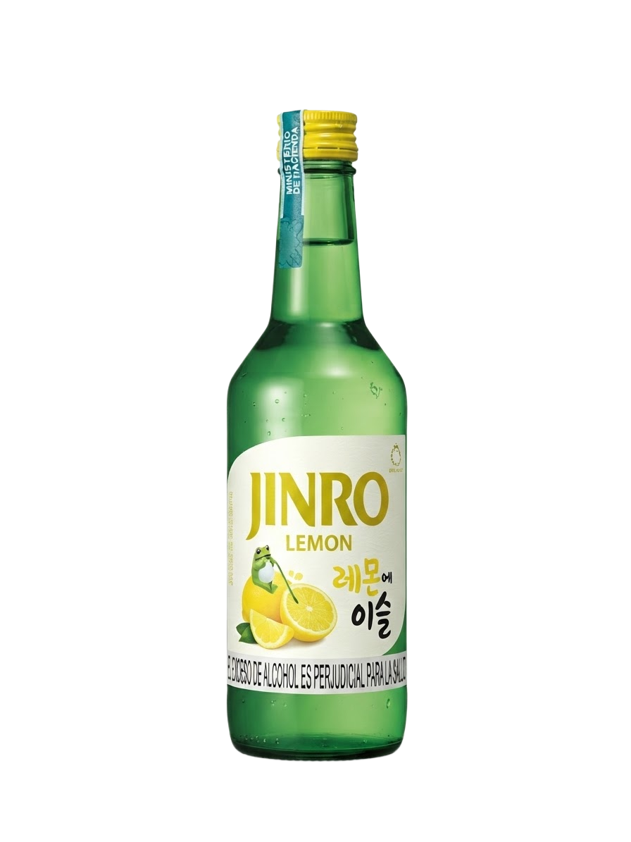 SOJU JINRO LIMÓN – LICOR COREANO X 360ML (515)